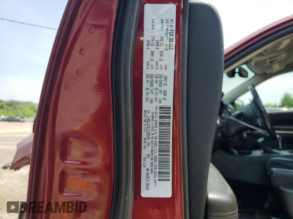 2018 Dodge Durango GT with VIN 1C4RDJDG9JC395675, listed as a Copart auction lot 59789235 with 65,270 mi miles and Salvage title. Bid and sale history available at DreamBid. Image 14.