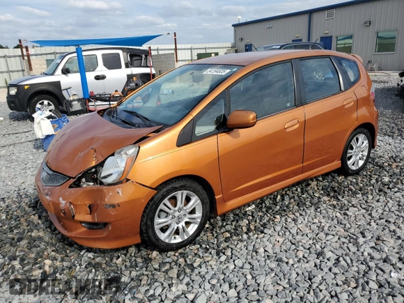 2011 Honda Fit Sport with VIN JHMGE8H59BC007883, listed as a Copart auction lot 54194635 with 123,256 mi miles and Salvage Title. Bid and sale history available at DreamBid. Image 1.