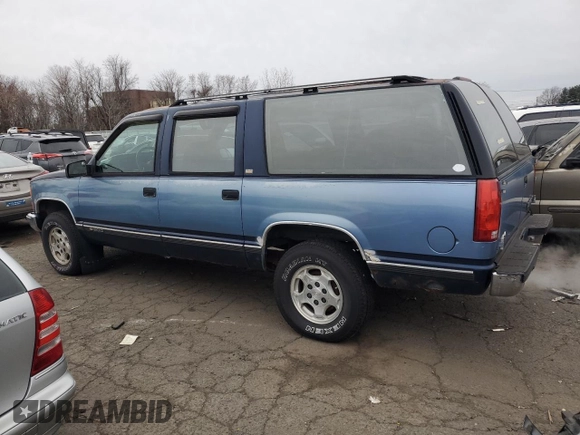 1994 Chevrolet Suburban z VIN 1GNFK16K4RJ348093, wystawiony jako Copart lot #87352784 z przebiegiem 118 442 mil mil oraz Nie do naprawy • Non repairable. Historia ofert i sprzedaży dostępna na DreamBid. Obrazek 2.