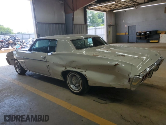 1968 Chevrolet Impala с VIN 164478U192910, выставлен на аукционе Copart как лот 61403315 с пробегом 97 259 миль миль и Списание • Salvage title. История ставок и продаж доступна на DreamBid. Изображение 2.