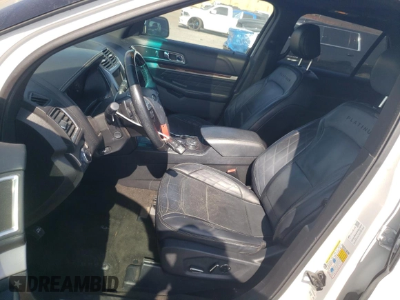 2016 Ford Explorer Platinum with VIN 1FM5K8HT5GGB95331, listed as a Copart auction lot 57315175 with 80,735 mi miles and Salvage title. Bid and sale history available at DreamBid. Image 7.