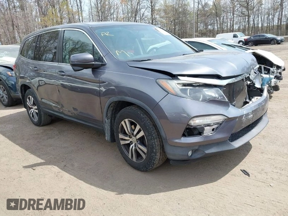 2016 Honda Pilot EX-L with VIN 5FNYF6H53GB004091, listed as a IAAI auction lot 42002063 with 173,009 mi miles. Bid and sale history available at carsss.com. Image 1.