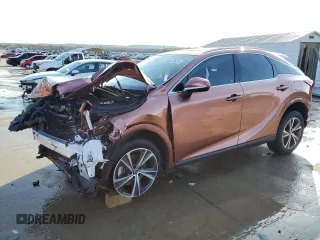 2024 Lexus RX with VIN JTJCHMAA0R2013642, listed as a Copart auction lot 85013634 with 5,604 mi miles and Salvage Title. Bid and sale history available at carsss.com. Image 1.