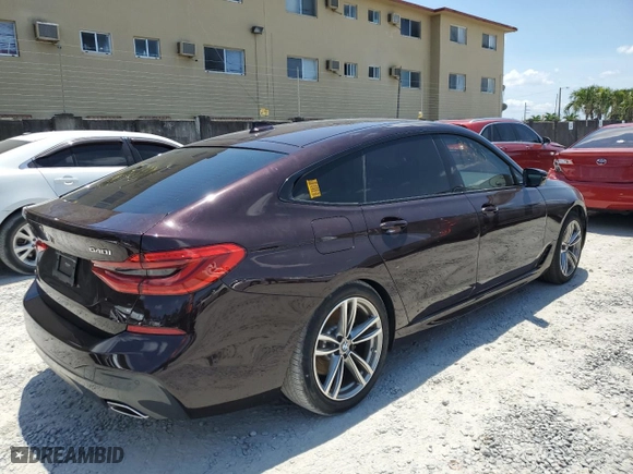 2019 BMW 6 Series 640i xDrive with VIN WBAJV6C56KBK08775, listed as a Copart auction lot 51290203 with 45,642 mi miles. Bid and sale history available at carsss.com. Image 3.