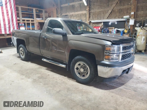 2014 Chevrolet Silverado 1500 Work Truck with VIN 1GCNKPEH4EZ380731, listed as a Copart auction lot 47902235 with 125,948 mi miles and Salvage Title. Bid and sale history available at DreamBid. Image 4.