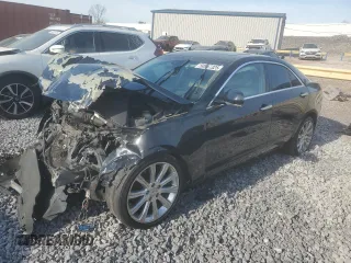 2014 Cadillac ATS Premium with VIN 1G6AE5S33E0132898, listed as a Copart auction lot 50947325 with 165,640 mi miles and Salvage Title. Bid and sale history available at carsss.com. Image 1.