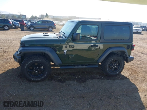 2021 Jeep Wrangler Sport S with VIN 1C4HJXAG0MW552427, listed as a IAAI auction lot 41643643 with 53,013 mi miles and . Bid and sale history available at DreamBid. Image 14.