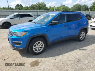 2019 Jeep Compass Sport with VIN 3C4NJCAB4KT699479, listed as a Copart auction lot 57969445 with 97,621 mi miles and Salvage title. Bid and sale history available at DreamBid. Image 1.