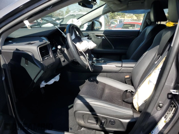 2022 Lexus RX 350 with VIN 2T2AZMDA5NC320167, listed as a Copart auction lot 66350895 with 34,340 mi miles and Salvage title. Bid and sale history available at DreamBid. Image 7.