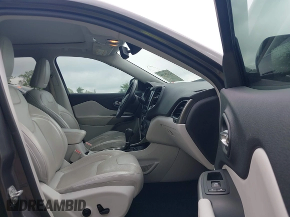2019 Jeep Cherokee Limited with VIN 1C4PJLDB8KD144495, listed as a IAAI auction lot 42181188 with 114,214 mi miles and . Bid and sale history available at DreamBid. Image 5.