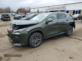 2025 Lexus NX with VIN 2T2GKCEZ2SC035662, listed as a Copart auction lot 47685085 with 4,566 mi miles and Salvage Title. Bid and sale history available at carsss.com. Image 1.