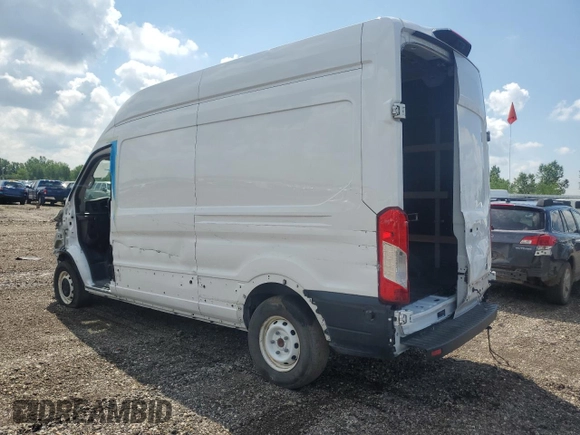 2023 Ford Transit Cargo with VIN 1FTBR1X87PKB07660, listed as a Copart auction lot 63852975 with 37,357 mi miles and Salvage title. Bid and sale history available at DreamBid. Image 2.