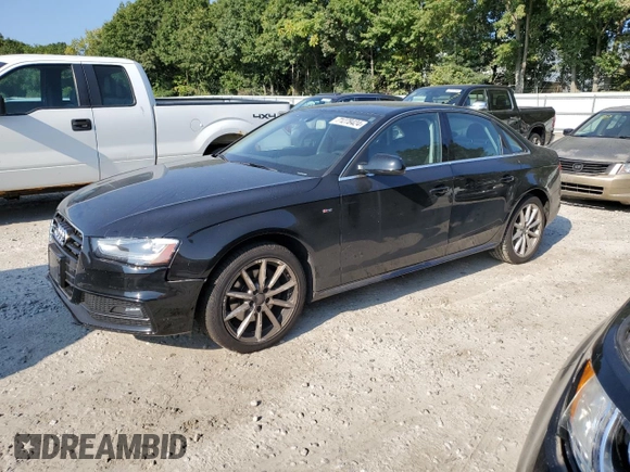2014 Audi A4 Premium Plus with VIN WAUHFAFL9EN000496, listed as a Copart auction lot 71278424 with 103,072 mi miles and Clean title. Bid and sale history available at DreamBid. Image 1.