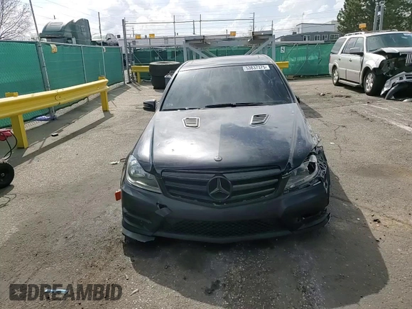 2013 Mercedes-Benz C 300 Sport with VIN WDDGF8AB7DR248667, listed as a Copart auction lot 53837375 with 53,973 mi miles and Salvage Title. Bid and sale history available at DreamBid. Image 11.