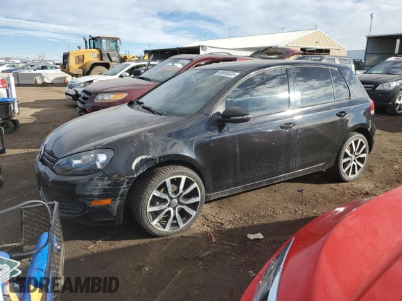 2012 Volkswagen Golf w/Conv with VIN WVWDB7AJXCW344433, listed as a Copart auction lot 43658835 with 162,947 mi miles and Clean title. Bid and sale history available at DreamBid. Image 1.