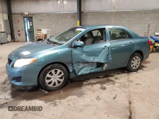 2010 Toyota Corolla with VIN JTDBU4EE7A9121808, listed as a Copart auction lot 57801605 with 114,778 mi miles and Salvage title. Bid and sale history available at DreamBid. Image 1.