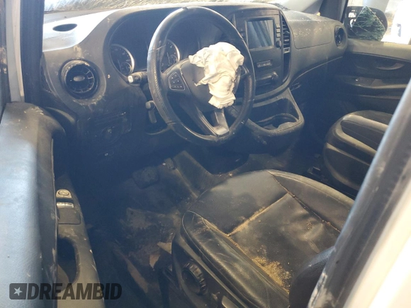 2021 Mercedes-Benz Metris Cargo with VIN W1YV0CEY6M3857204, listed as a Copart auction lot 47120605 with Not Provided miles and Salvage Title. Bid and sale history available at DreamBid. Image 8.