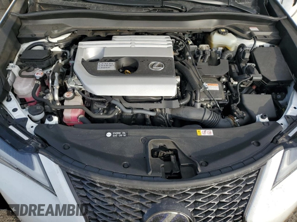2021 Lexus UX with VIN JTHR9JBH2M2049747, listed as a Copart auction lot 43319555 with 22,606 mi miles and Salvage Title. Bid and sale history available at carsss.com. Image 13.