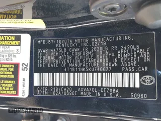 2019 Toyota Camry LE z VIN 4T1B11HK5KU746677, wystawiony jako IAAI lot #41968272 z przebiegiem 78 064 mil mil oraz . Historia ofert i sprzedaży dostępna na DreamBid. Obrazek 9.