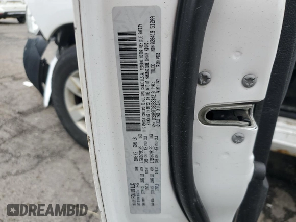 2016 Ram 1500 Express with VIN 1C6RR7FG6GS234210, listed as a Copart auction lot 61013985 with 147,500 mi miles and Salvage title. Bid and sale history available at DreamBid. Image 12.