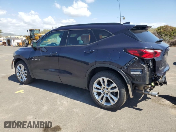 2020 Chevrolet Blazer LT with VIN 3GNKBJRS1LS587827, listed as a Copart auction lot 43178735 with 37,254 mi miles and Clean title. Bid and sale history available at DreamBid. Image 2.