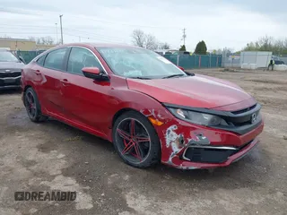 2020 Honda Civic LX with VIN 2HGFC2F69LH541980, listed as a IAAI auction lot 41981609 with 75,458 mi miles and . Bid and sale history available at DreamBid. Image 1.