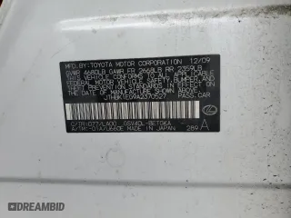 2010 Lexus ES 350 with VIN JTHBK1EG9A2370527, listed as a Copart auction lot 49855865 with 179,893 mi miles and Salvage Title. Bid and sale history available at carsss.com. Image 12.