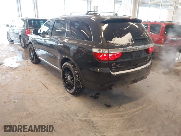 2011 Dodge Durango Citadel with VIN 1D4SE5GT6BC632724, listed as a IAAI auction lot 41590123 with 118,509 mi miles and . Bid and sale history available at DreamBid. Image 3.