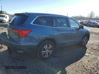 2016 Honda Pilot EX-L with VIN 5FNYF6H76GB101173, listed as a Copart auction lot 44966585 with 104,846 mi miles and Salvage Title. Bid and sale history available at carsss.com. Image 3.