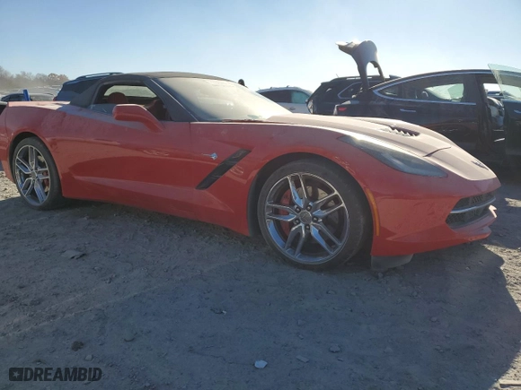 2014 Chevrolet Corvette Stingray Z51 3LT with VIN 1G1YM3D76E5133848, listed as a Copart auction lot 83348284 with 8,803 mi miles and Salvage Title. Bid and sale history available at carsss.com. Image 4.
