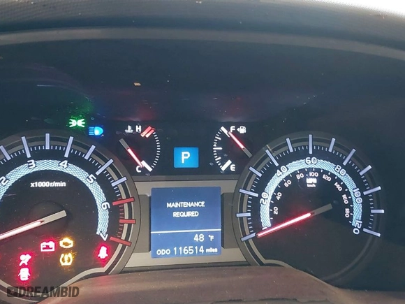 2019 Toyota 4Runner SR5 with VIN JTEBU5JR7K5645074, listed as a IAAI auction lot 41719821 with 116,514 mi miles. Bid and sale history available at carsss.com. Image 7.