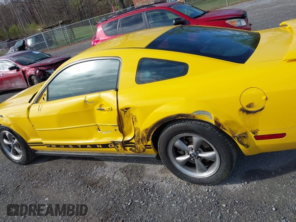 2006 Ford Mustang Standard with VIN 1ZVFT80N065243991, listed as a IAAI auction lot 41900624 with 149,041 mi miles. Bid and sale history available at carsss.com. Image 6.