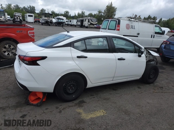 2023 Nissan Versa S with VIN 3N1CN8DV3PL834024, listed as a Copart auction lot 56683345 with 87,658 mi miles and Salvage title. Bid and sale history available at DreamBid. Image 3.