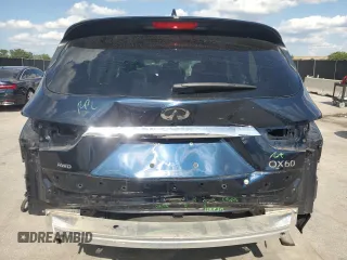 2020 Infiniti QX60 Signature Edition with VIN 5N1DL0MM5LC521896, listed as a Copart auction lot 56914625 with 67,367 mi miles and Salvage title. Bid and sale history available at DreamBid. Image 6.
