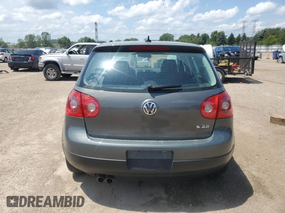 2007 Volkswagen Rabbit с VIN WVWCR91K67W102577, выставлен на аукционе Copart как лот 61670645 с пробегом 179 985 миль миль и Списание • Salvage title. История ставок и продаж доступна на DreamBid. Изображение 6.
