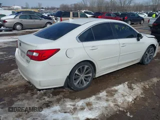 2016 Subaru Legacy 2.5i Limited with VIN 4S3BNAL64G3010829, listed as a IAAI auction lot 41739712 with 117,381 mi miles. Bid and sale history available at carsss.com. Image 4.