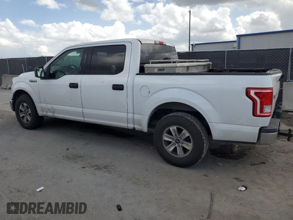 2017 Ford F-150 XL with VIN 1FTEW1CFXHFC04386, listed as a Copart auction lot 52819555 with 167,813 mi miles and Salvage title. Bid and sale history available at DreamBid. Image 2.