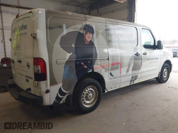 2015 Nissan NV SV with VIN 1N6BF0KX8FN807389, listed as a IAAI auction lot 42039881 with 313,992 mi miles and . Bid and sale history available at DreamBid. Image 4.