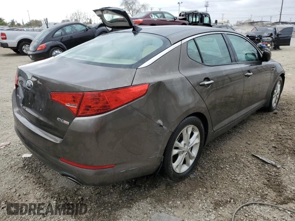 2013 Kia Optima EX with VIN 5XXGN4A77DG199460, listed as a Copart auction lot 53984215 with 78,612 mi miles and Salvage Title. Bid and sale history available at carsss.com. Image 3.