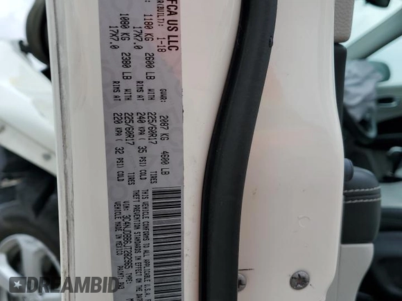 2018 Jeep Compass Latitude z VIN 3C4NJDBB6JT282965, wystawiony jako Copart lot #59621735 z przebiegiem Nie podano mil oraz Szkoda całkowita • Salvage title. Historia ofert i sprzedaży dostępna na DreamBid. Obrazek 13.