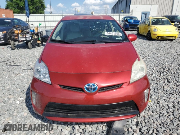 2013 Toyota Prius One z VIN JTDKN3DU9D5672849, wystawiony jako Copart lot #51451545 z przebiegiem 108 615 mil mil oraz Czysty tytuł • Clean title. Historia ofert i sprzedaży dostępna na DreamBid. Obrazek 5.