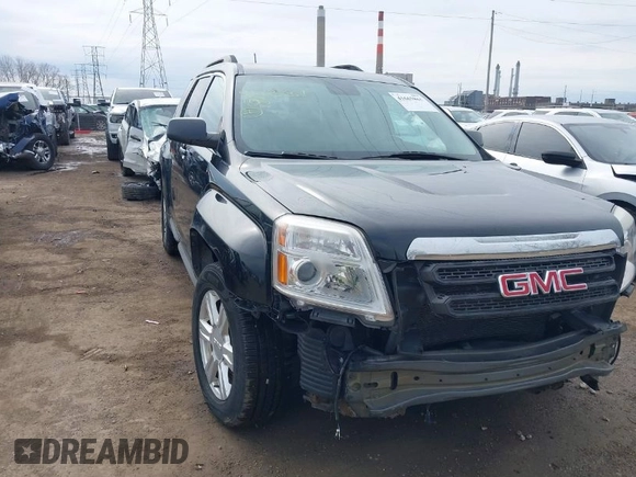 2016 GMC Terrain SLE with VIN 2GKFLTEK7G6288554, listed as a IAAI auction lot 41663861 with 97,430 mi miles. Bid and sale history available at carsss.com. Image 1.