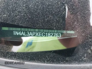 2014 Nissan Altima 2.5 with VIN 1N4AL3APXEC182763, listed as a IAAI auction lot 41943003 with 246,706 mi miles. Bid and sale history available at carsss.com. Image 9.