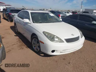 2005 Lexus ES 330 with VIN JTHBA30G555073149, listed as a IAAI auction lot 41508383 with 146,550 mi miles. Bid and sale history available at carsss.com. Image 1.