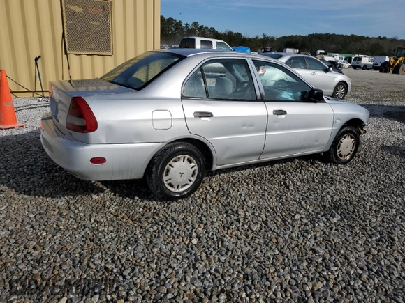 1998 Mitsubishi Mirage DE with VIN JA3AY26A3WU041117, listed as a Copart auction lot 88280675 with 213,243 mi miles and Salvage title. Bid and sale history available at DreamBid. Image 3.