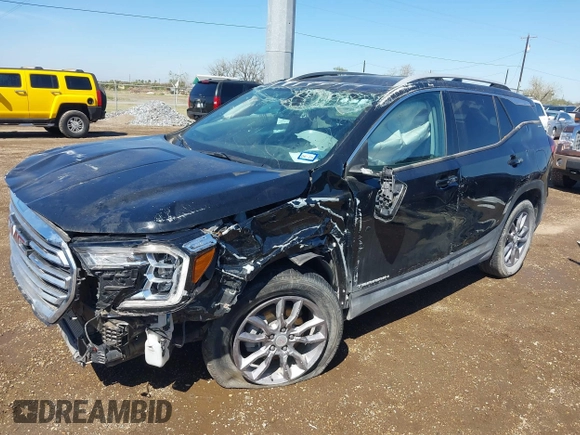 2022 GMC Terrain SLT z VIN 3GKALPEV8NL261044, wystawiony jako IAAI lot #41639324 z przebiegiem 21 948 mil mil oraz . Historia ofert i sprzedaży dostępna na DreamBid. Obrazek 6.