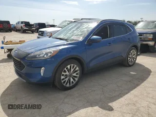 2022 Ford Escape Titanium with VIN 1FMCU9J99NUC00258, listed as a Copart auction lot 54133085 with 16,647 mi miles and Salvage title. Bid and sale history available at DreamBid. Image 1.