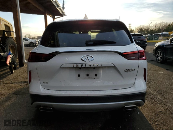 2019 Infiniti QX50 Luxe с VIN 3PCAJ5M3XKF123473, выставлен на аукционе Copart как лот 50099005 с пробегом 57 211 миль миль и Чистый • Clean title. История ставок и продаж доступна на DreamBid. Изображение 6.