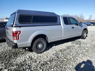 2017 Ford F-150 XL with VIN 1FTFX1CF3HKE39026, listed as a Copart auction lot 43138075 with 155,236 mi miles and Clean Title. Bid and sale history available at carsss.com. Image 3.