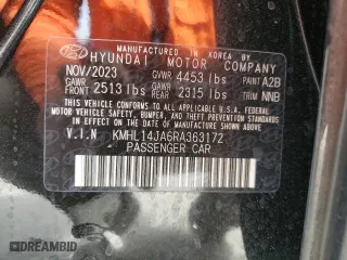 2024 Hyundai Sonata SEL with VIN KMHL14JA6RA363172, listed as a Copart auction lot 47730035 with 6,165 mi miles and Non Repairable. Bid and sale history available at carsss.com. Image 13.